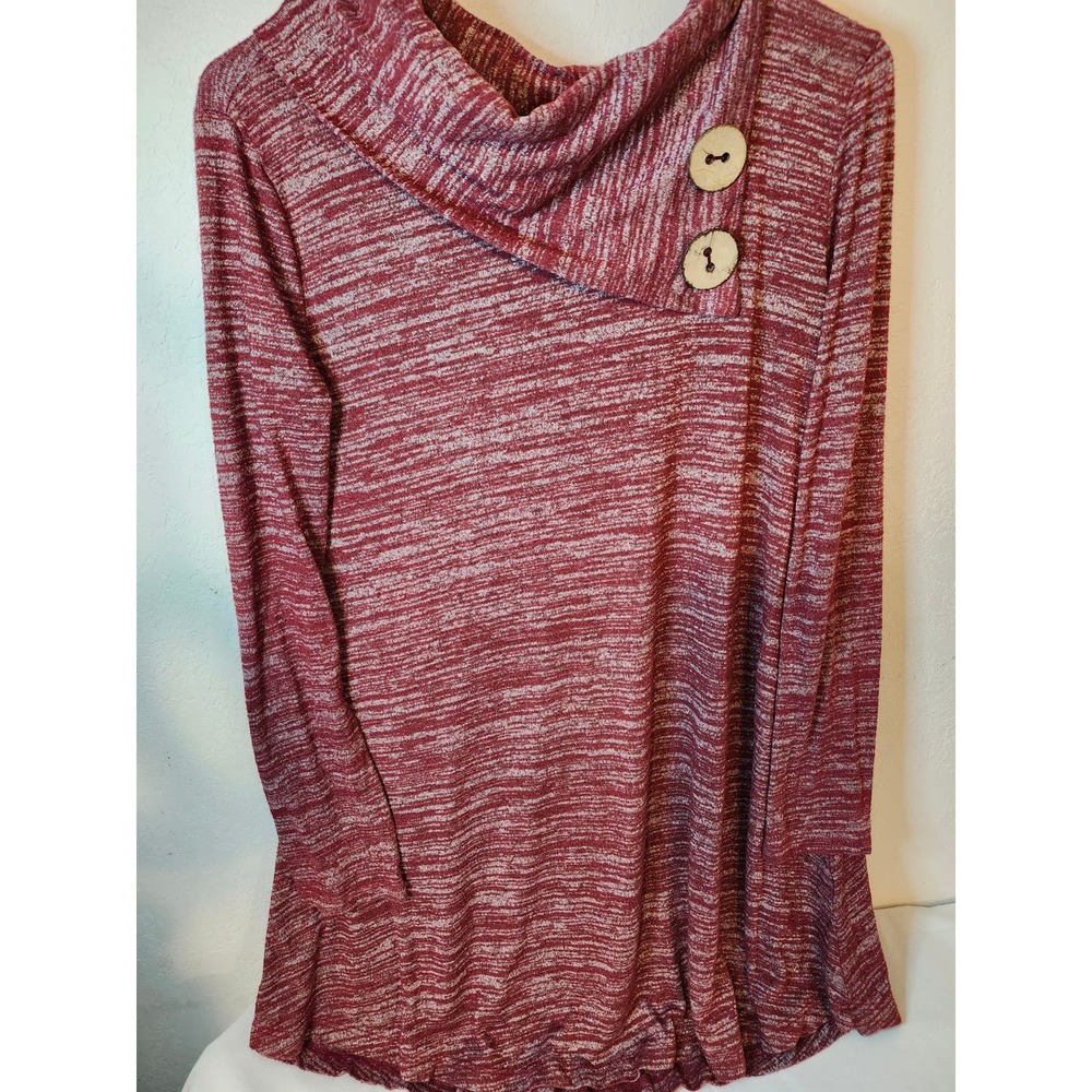 Love Kuza Long Sleeve Wood Buttons Dress